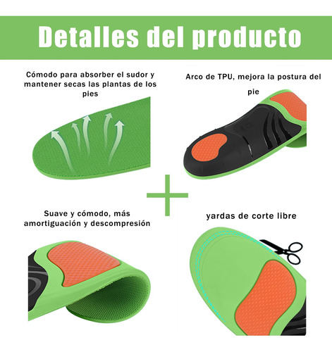 2 Pares Plantillas Para Fascitis Plantar,plantillas