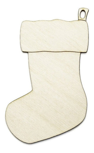 Formitas Formas Madera Mdf Bota Navidad Santa X10