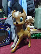 Comprar Figura Antigua Bambi Disney Rayito De Sol Goma Dura