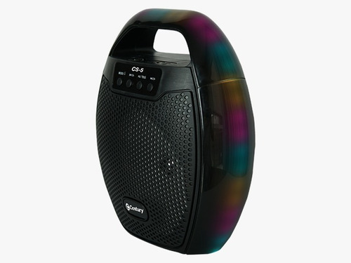 Imagem 5 de 6 de Caixa Som Century Bluetooth Portátil C/ Mic Usb Sd Led Rgb