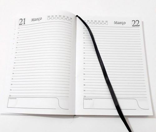 Agenda 2021 Personalizada Com Caneta - Miolo Permanente
