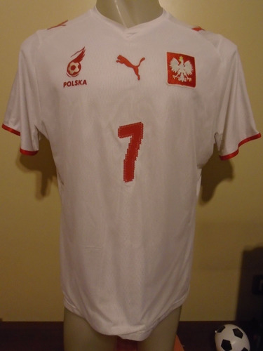 Camiseta Selección Polonia Euro Suiza Austria 2008 Smolarek 