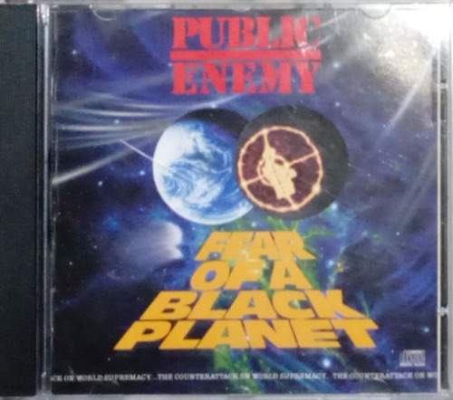 Cd Fear Of Black Planet Public Enemy 1990 Dj Capa Frontal (Usado)