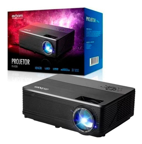 Projetor Data Show Exbom Pj-v220 2800 Lumens Profissional