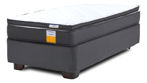 Cama Americana Funcional 1 Pl + Topper