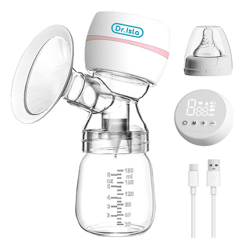 Dr.isla Eb11White Extractor De Leche Eléctrico Sacaleche 3 Modos 9 Niveles blanco 5V