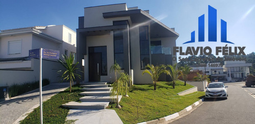 Imagem 4 de 15 de Casa A Venda Condomínio Real Park Arujá 4 Suítes E Acessebilidade - 756