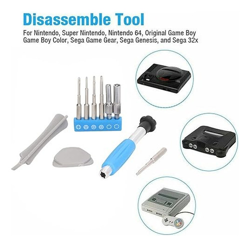 Kit De Desarmadores Reparación Consolas Videojuegos 9 En 1