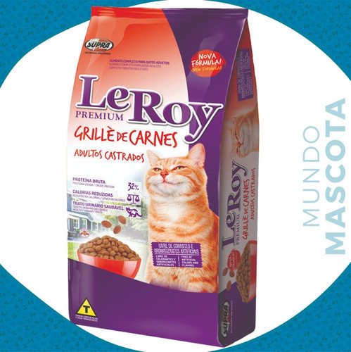 Alimento Gato Castrado Adulto Le Roy Grillè De Carnes 1 Kg