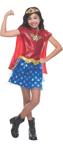 Rubie's Disfraz Dc Superheroes Wonder Woman - Disfraz De Len