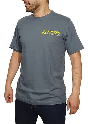 Remera Topper Mangas Cortas Logo Hombre