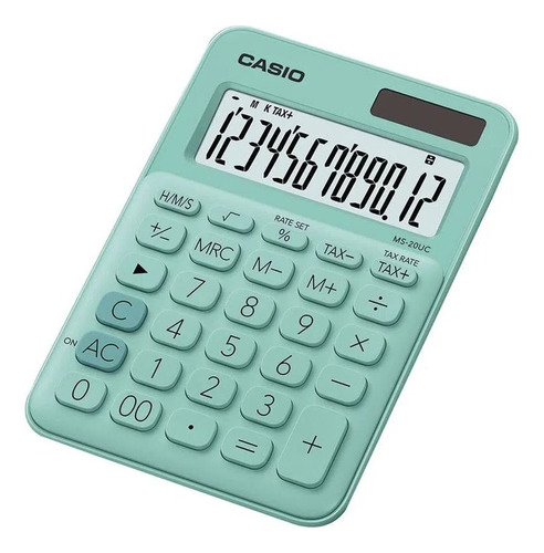 Calculadora Casio Escritorio Solar Original Función Impuesto