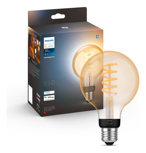 Ampolleta Led Philips Hue Globo E27 G93 Blanco Frio Y Calido Color de la luz Blanco de Frío a Calido