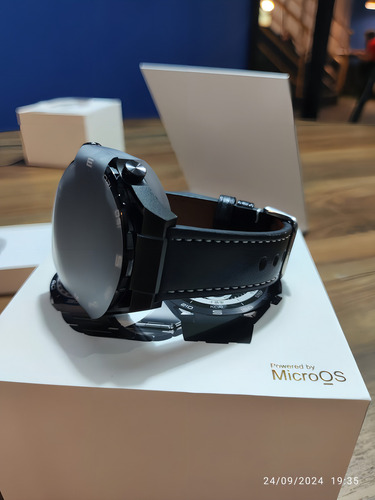 Relogio Inteligente Smartwatch Ios E Android Caixa Pre Pulseira Preto Bisel Preto Desenho Da Pulseira Mesh