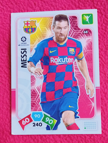 Figurita Cromo Adrenalyn 2019/ 2020 Barcelona España Lionel Messi Figurita (Usado)