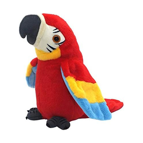 Qdd Talking Parrot Repite Que Dices Mimicry Pet Toy Plu...