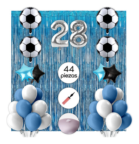 Combo Globos De Belgrano Deco Cumpleaños Super Completo 28 Set Cumpleaños