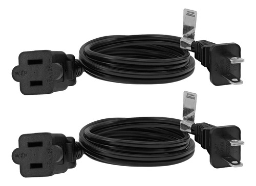 Cable De Extensión Polarizado De 3 Pies, 2 Puntas, 2 Unidade