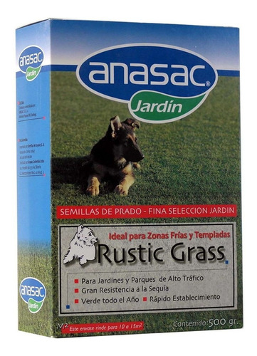 Semilla Pasto Rustic Grass 500 Gr Anasac