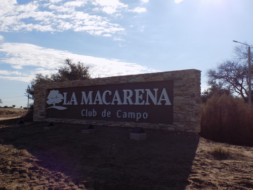 Lote En Venta. Club De Campo La Macarena. Toay, La Pampa.