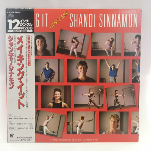 Shandi Sinnamon Making It Vinilo Japonés Obi Single