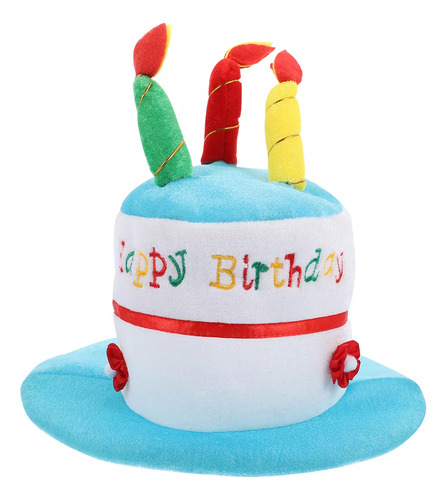 Gorro De Cumpleaños Para Niños, Gorro De Fiesta De Felpa