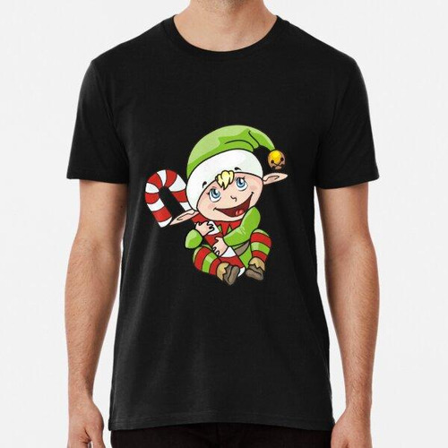 Remera Candy Cane Cartoon Christmas Comic Personajes Algodon