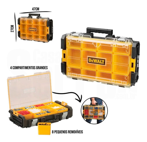 Maleta Caixa Organizadora Toughsystem Dwst08202 Dewalt