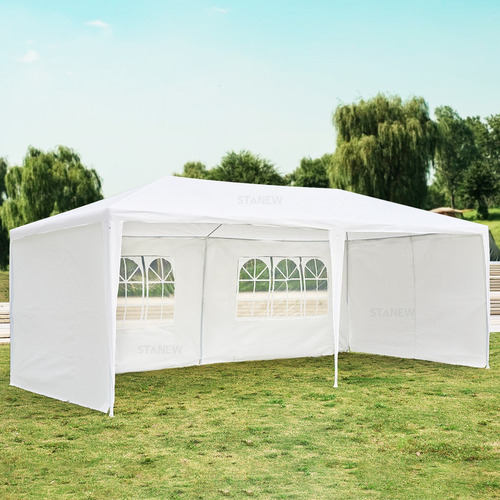 Toldo Carpa Reforzado 3x6 Metros Stanew Blanco Eventos 6x3