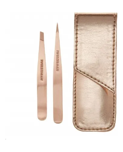 Pinzas Tweezerman Petite Tweeze Set (oro Rosa)