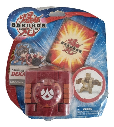 Figura Bakugan Deka Cube Zoack Año 2010