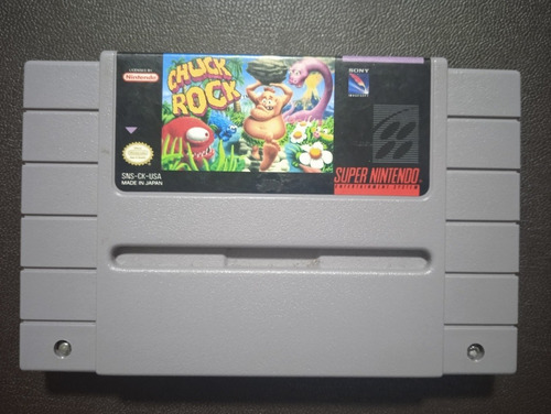 Chuck Rock - Super Nintendo Snes