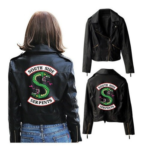 Chaqueta De Mujer Serpientes Jughead Serpientes Del Sur De R Chaqueta De Mujer Serpientes Jughead Serpientes Del Sur De R