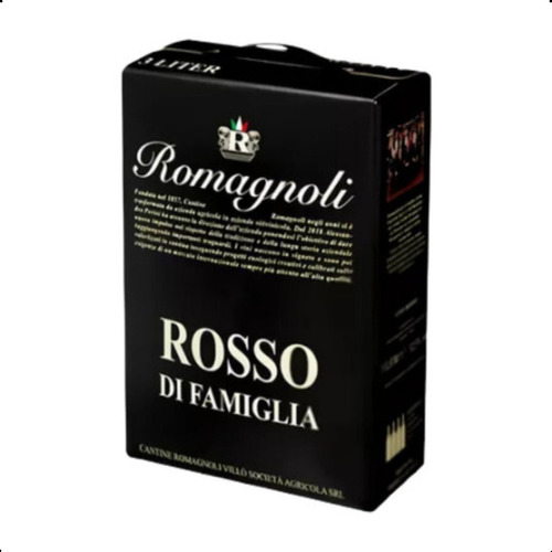 Vinho Tinto Seco Cabernet Sauvignon Bag Rosso Di Famiglia 3l