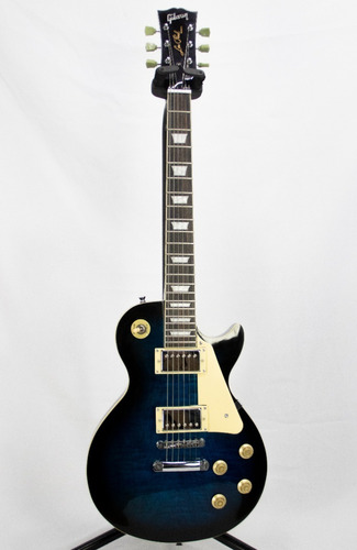 Chibson Les Paul Gibson Copy Maple Top Midnight Blue