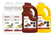 Comprar Pack Salsas 2 Ranch Galón 1 Bbq Galón 1 Mango Habanero Galón