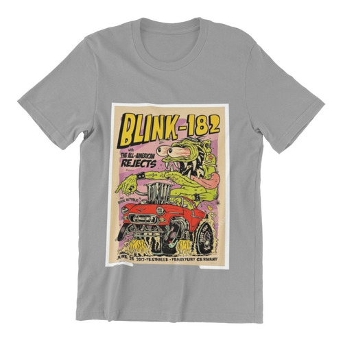 Polera Unisex Blink 182 Lollapalooza Rejets Punk Estampado