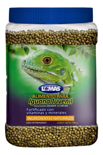 Alimento Iguana Juvenil 700 Grs