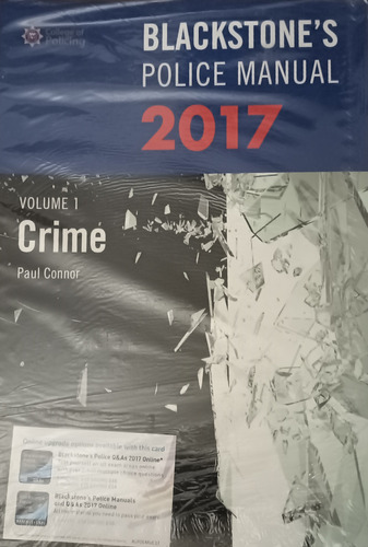 Blackstone's Police Manual 2017 Vols 1, 2, 3 Y 4 En Inglés 