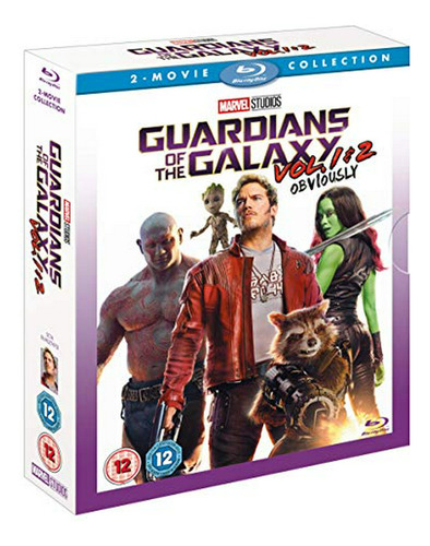 Guardianes De La Galaxia Vol. 1 Y 2 Blu-ray.