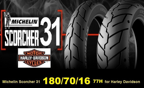 Michelin Scorcher 31 Harleydavidson 180 70 16 77h Envío Free