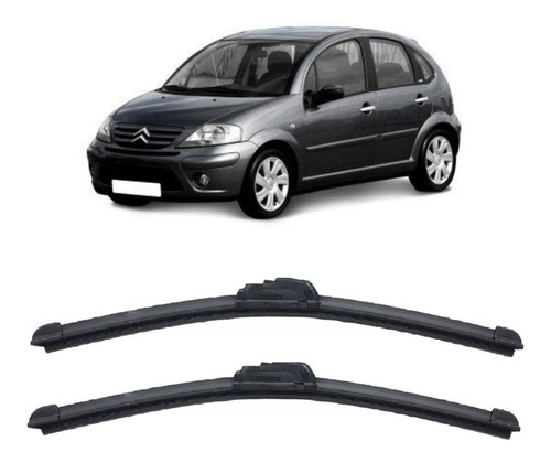 Palhetas Limpador Para-brisa Citroën C3 2003 Até 2012