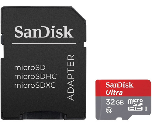 Cartão de memória Micro SD Sandisk 32gb +adaptador K