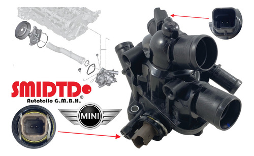 Toma Agua Termostato Sensor Mini Cooper Paceman Hb 1.6 13-16