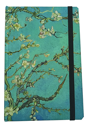 Libreta Artesanal Almendro En Flor De Vang Gogh