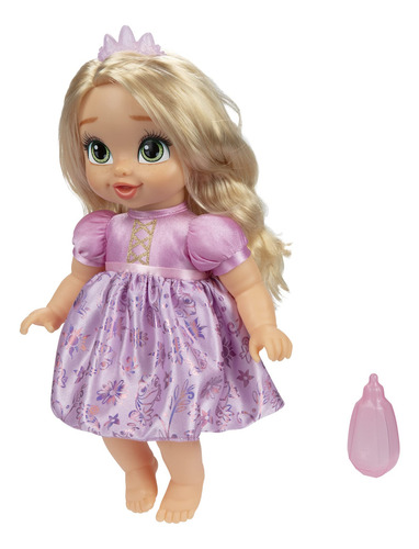 Muñeca De La Princesa Rapunzel De Disney Con Botella Y Tiara