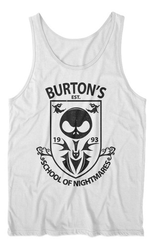 Musculosa Burton's School Of Nightmares Diseño Exclusivo