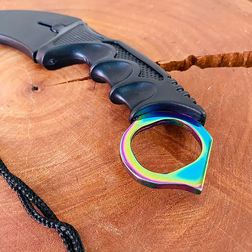 Faca Karambit Canivete Cs Go Combate Tática Com Bainha