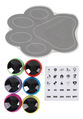 Conjunto De Botões Dog Talking, 6 Botões De Comunicação