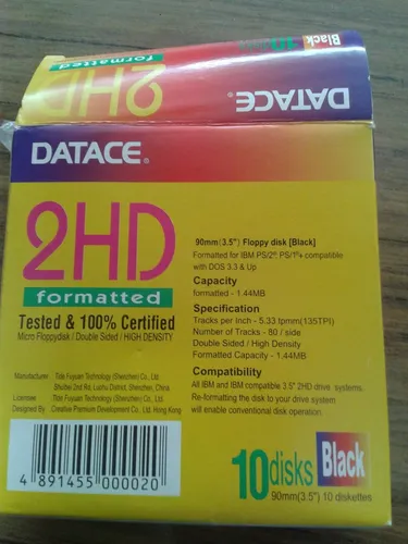 Diskettes Datace